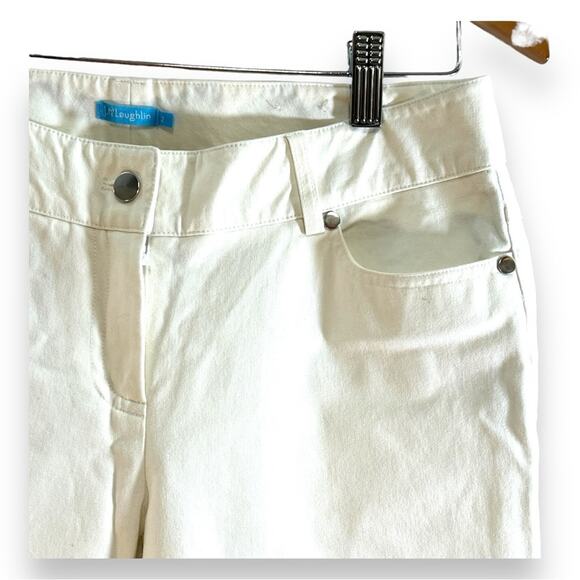J MCLAUGHLIN WHITE JEANS SZ 2 - Picture 6 of 10